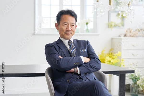 Fototapeta ビジネスマンのポートレート　オフィス