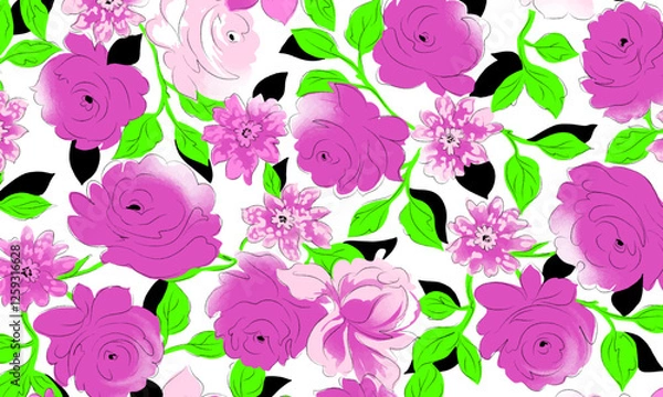 Fototapeta Abstract Flower background suitable for home decore and wallpaper purpose