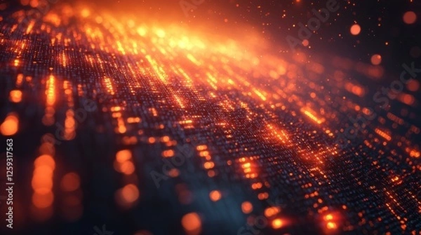 Fototapeta Abstract Coding Background for Programming and Digital Tasks