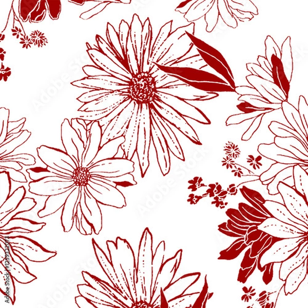 Fototapeta Abstract Flower background suitable for home decore and wallpaper purpose