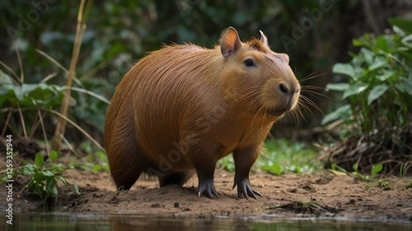 Obraz Capybara in nature