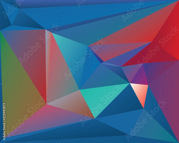 Fototapeta Polygonal Abstract Background