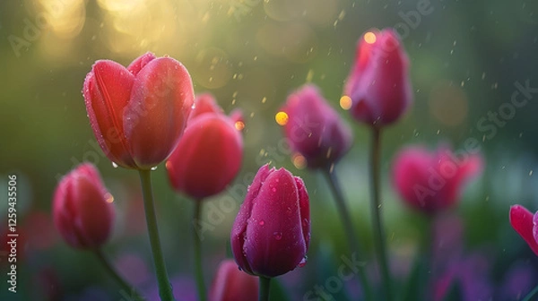 Obraz 春に芽吹く美しい花