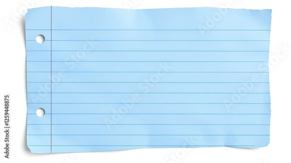 Obraz Blue Notebook Background for Scrapbooking and Journaling