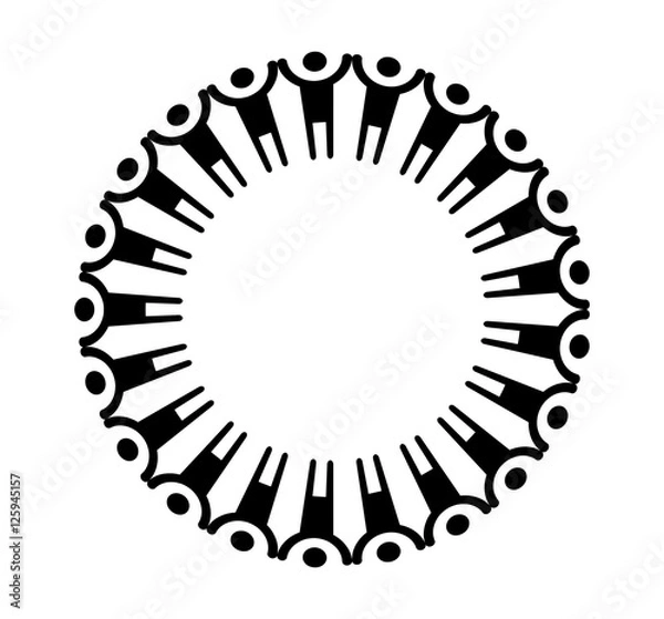 Obraz People Holding Hands