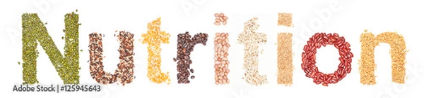 Fototapeta nutrition foods