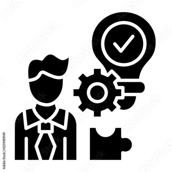 Fototapeta Resourcefulness Icon