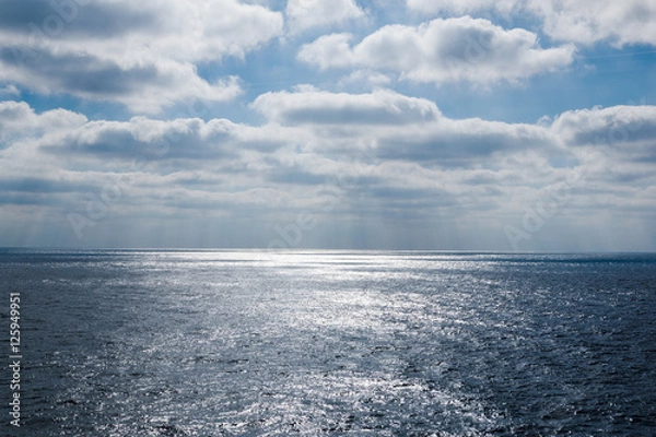 Fototapeta clouds at sea