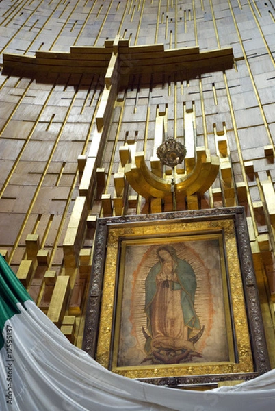 Obraz Basilica de Guadalupe, interior. México