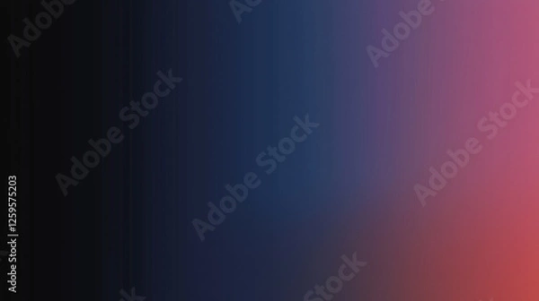 Fototapeta minimalist plain background, dark black color palette, soft gradient transition