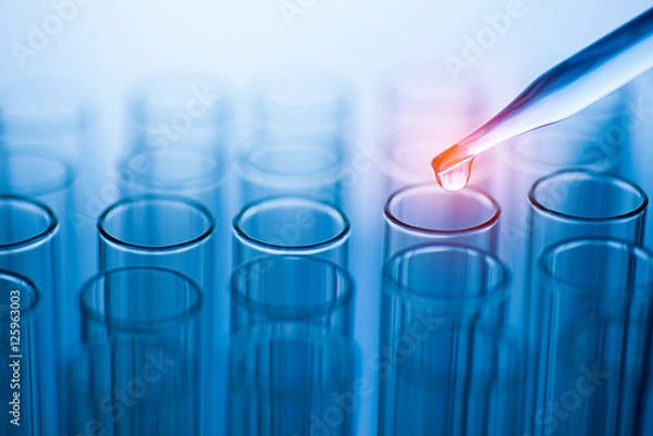 Fototapeta science laboratory test tubes