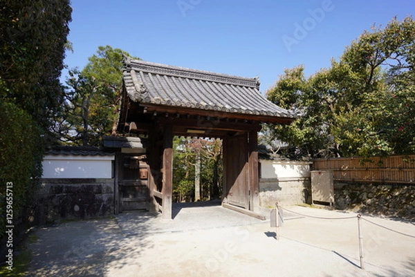 Obraz 京都府京都市東山区に鎮座する銀閣寺