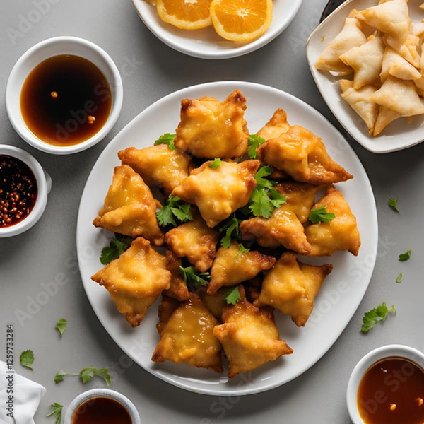 Obraz fried chicken wings