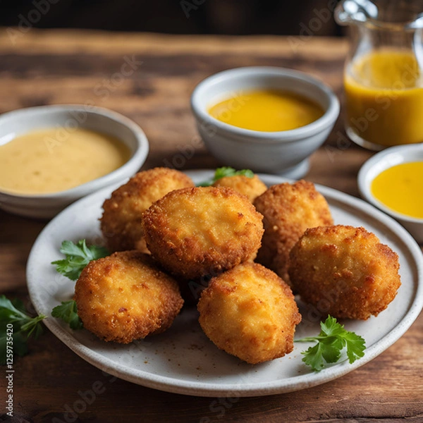 Obraz fried chicken nuggets