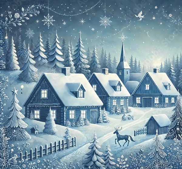 Obraz Christmas greetings