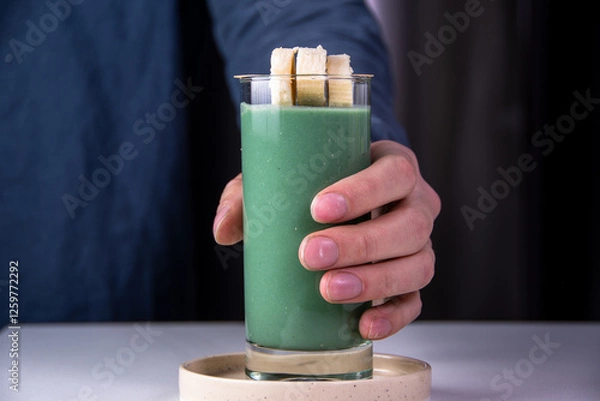 Fototapeta Green Detox Smoothie