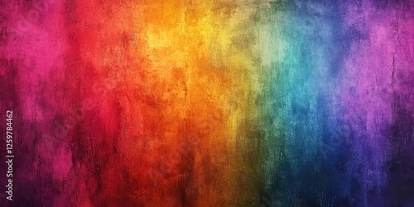 Fototapeta Vibrant textured background blending rainbow hues of red, orange, yellow, green, blue, indigo, and violet with a gradient effect.