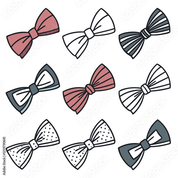 Obraz PrintBow illustration, vector illustration