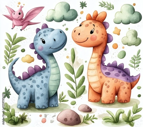Obraz Dino and Friends