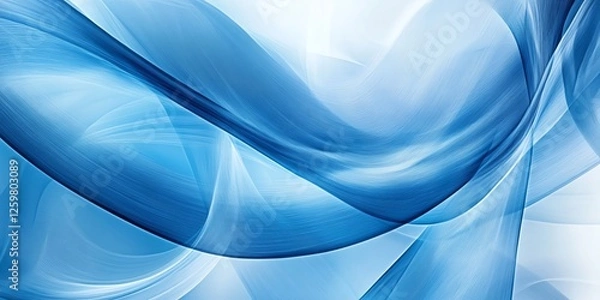 Fototapeta Vibrant abstract blue geometric pattern, perfect for modern designs, wallpapers, and creative projects. High-quality, versatile, and visually striking.