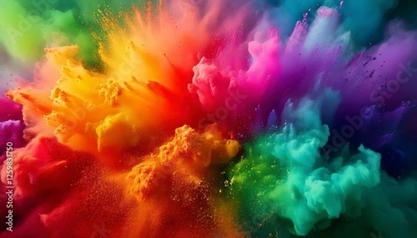 Obraz Holi themed Abstract background