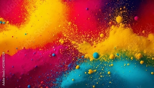Obraz Holi themed Abstract background