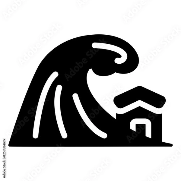 Fototapeta system Solid icon