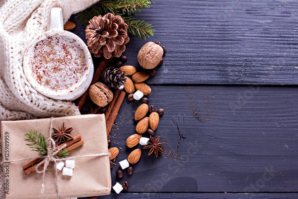 Obraz Cocoa, coffee marshmelou