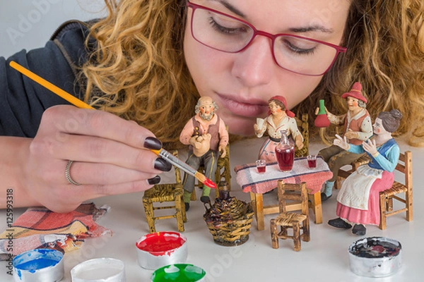 Obraz Shepherds at the table