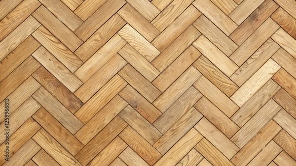 Fototapeta seamless herringbone pattern planks wood texture.