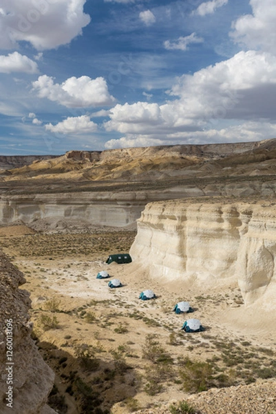 Fototapeta Tent camp