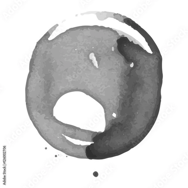 Obraz Coffee stain cup spots vector