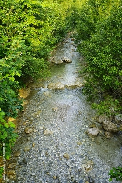 Obraz River in the Tyrolean Alps in drinking water quality