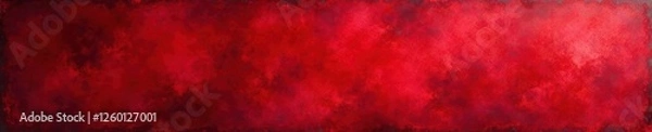 Fototapeta Deep crimson canvas, heavily textured, distressed paint , red texture, abstract, texture background