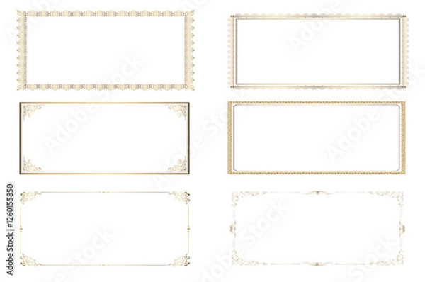 Obraz collection-certificate-frames