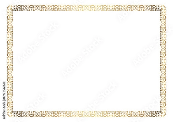 Obraz classic-golden-border-vector
