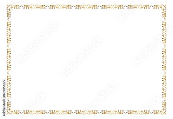 Obraz classic-golden-border-vector
