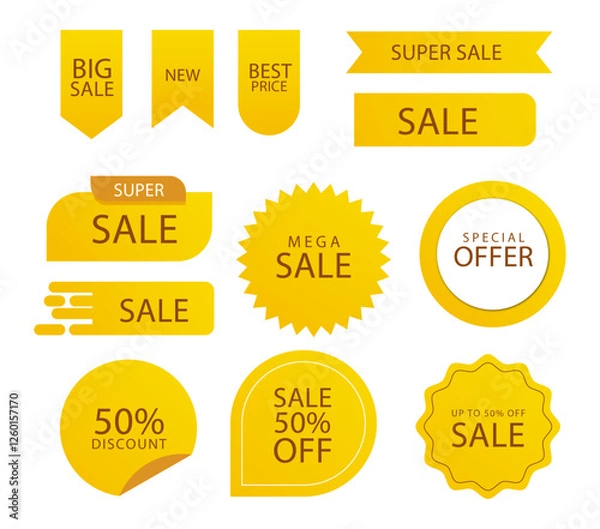 Obraz collection-sales-label