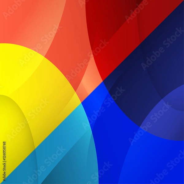 Obraz colorful-background-with-abstract-shapes