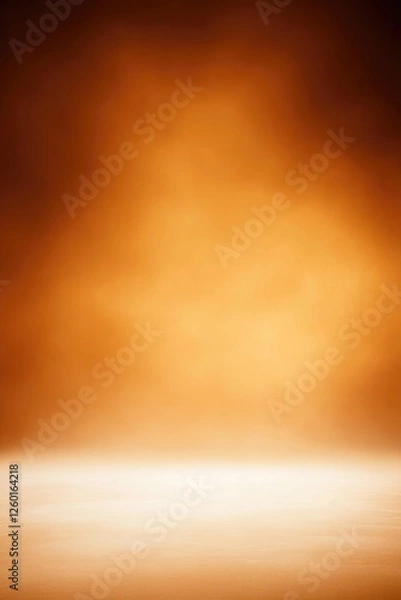 Obraz Warm gradient fills space with glowing light, creating an inviti