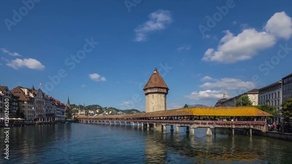 Fototapeta Мост через реку