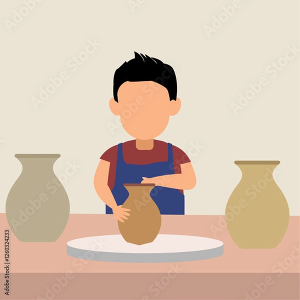 Obraz pot making