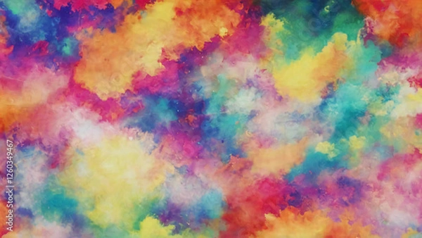 Fototapeta colorful watercolor background