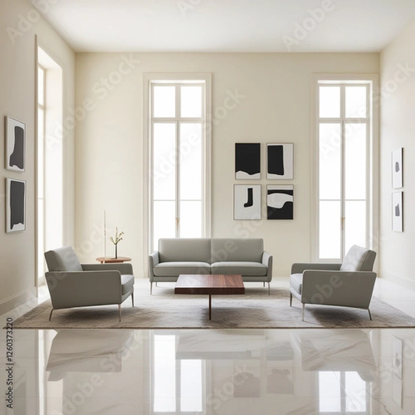 Obraz living room interior