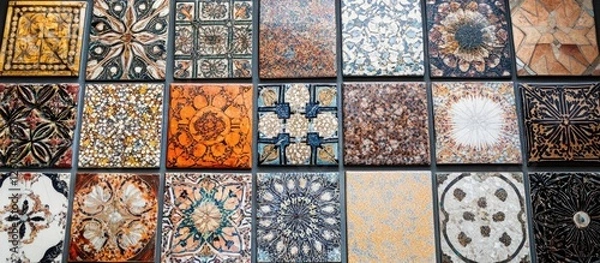 Fototapeta Mosaic Tile Patterns Collection for Interior Design and Home Renovation Projects