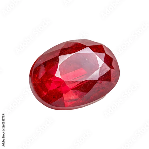 Fototapeta Red Beryl in isolate background