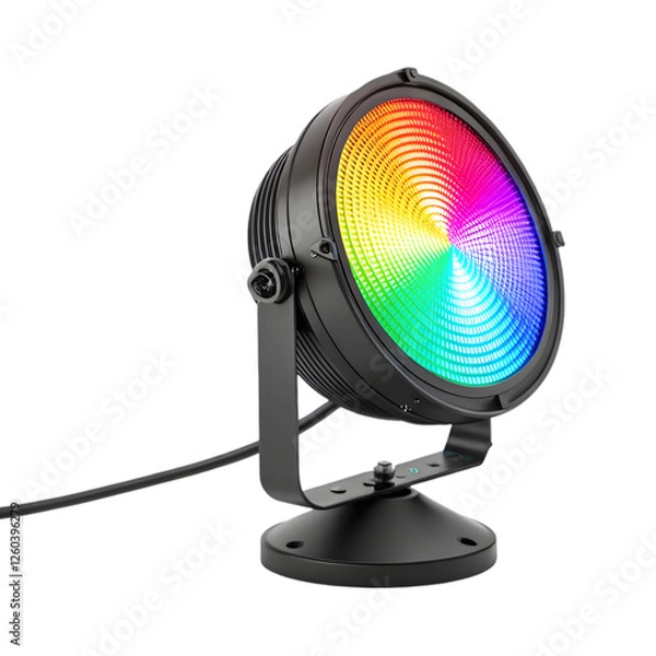 Fototapeta REG Lights in isolate white background