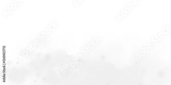 Fototapeta Fantastic white smoke background. Magic white smoke with glitter and small particles of twinkling stars. Fog with luminous particles. White vapor with stardust. Morning fog over land or water. PNG.