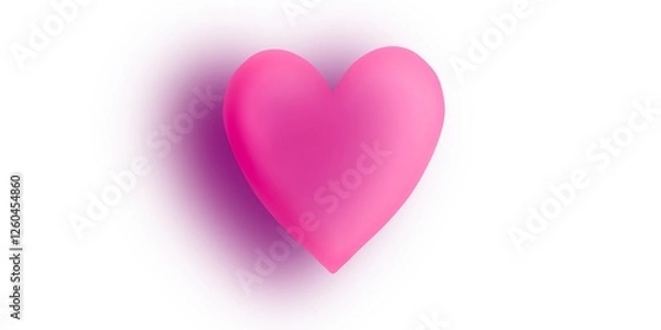 Obraz pink valentine heart