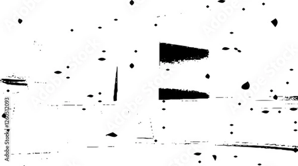 Fototapeta Abstract monochrome background. Grunge black and white background. Abstract monochrome texture. Surface in chips, cracks, scuffs.